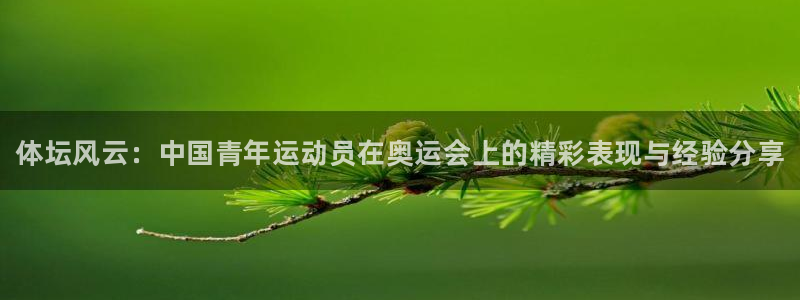 bbin视讯游戏官网：体坛风云：中国青年运动员在奥运会上的精彩表现与经验分享